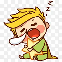 小王子卡通手绘素材-空若网 小王子卡通手绘素材-空若网