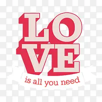 LOVE立体字-空若网 LOVE立体字-空若网