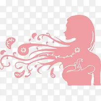 粉色时尚女士简易-空若网 粉色时尚女士简易-空若网