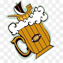 手绘黄色杯子-空若网 手绘黄色杯子-空若网