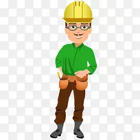 戴眼镜的工人-空若网 戴眼镜的工人-空若网