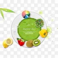 创意绿草底盘-空若网 创意绿草底盘-空若网