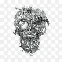 怪异插画-空若网 怪异插画-空若网