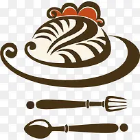 卡通手绘餐饮盘子-空若网 卡通手绘餐饮盘子-空若网