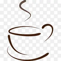 手绘简笔画热咖啡-空若网 手绘简笔画热咖啡-空若网
