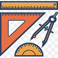 三角尺圆规-空若网 三角尺圆规-空若网