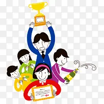 手绘拿奖插画-空若网 手绘拿奖插画-空若网