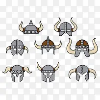 野蛮人头盔矢量-空若网 野蛮人头盔矢量-空若网