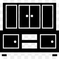 餐厅家具的存储对象图标-空若网 餐厅家具的存储对象图标-空若网