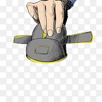 卡通官帽插画-空若网 卡通官帽插画-空若网