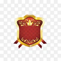 红色徽章装饰标签png-空若网 红色徽章装饰标签png-空若网