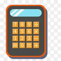 扁平化计算器设计矢量图-空若网 扁平化计算器设计矢量图-空若网