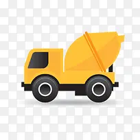 扁平化水泥车PNG下载-空若网 扁平化水泥车PNG下载-空若网