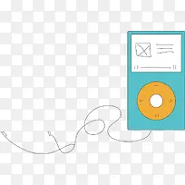 卡通MP3png矢量素材-空若网 卡通MP3png矢量素材-空若网