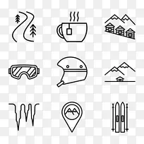 电脑图标绘图爱好滑雪-空若网 电脑图标绘图爱好滑雪-空若网