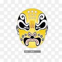 京剧脸谱黄胖巴骆和-空若网 京剧脸谱黄胖巴骆和-空若网