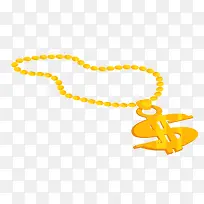 矢量金色项链素材-空若网 矢量金色项链素材-空若网