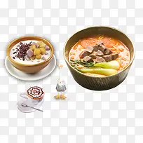 牛肉面和甜点-空若网 牛肉面和甜点-空若网