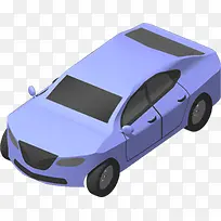 紫色手绘小轿车创意-空若网 紫色手绘小轿车创意-空若网