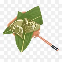 绿色粽子食物元素-空若网 绿色粽子食物元素-空若网