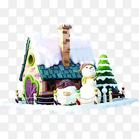 清新可爱的圣诞小屋-空若网 清新可爱的圣诞小屋-空若网