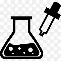 瓶液滴管图标-空若网 瓶液滴管图标-空若网