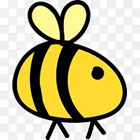 黄色卡通蜜蜂-空若网 黄色卡通蜜蜂-空若网
