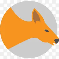 袋鼠图标-空若网 袋鼠图标-空若网