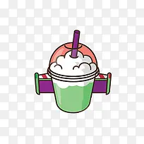 卡通奶茶-空若网 卡通奶茶-空若网