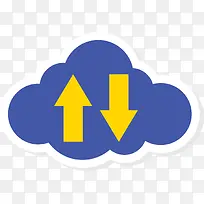 数据上传下载贴纸-空若网 数据上传下载贴纸-空若网