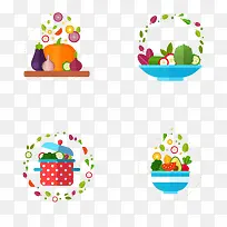 扁平蔬菜素材-空若网 扁平蔬菜素材-空若网