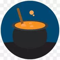万圣节女巫烹饪电脑图标-大锅-空若网 万圣节女巫烹饪电脑图标-大锅-空若网
