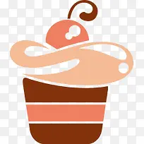 橙色卡通蛋糕-空若网 橙色卡通蛋糕-空若网