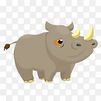 矢量大犀牛素材-空若网 矢量大犀牛素材-空若网