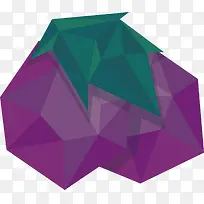 矢量创意抽象水果李子-空若网 矢量创意抽象水果李子-空若网