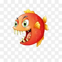 卡通手绘抽象卡通鱼-空若网 卡通手绘抽象卡通鱼-空若网