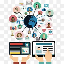 矢量商务扁平化素材-空若网 矢量商务扁平化素材-空若网