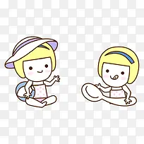 卡通人物 卡通小孩-空若网 卡通人物 卡通小孩-空若网