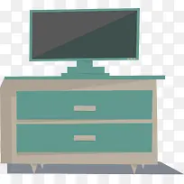 矢量电视柜电视-空若网 矢量电视柜电视-空若网