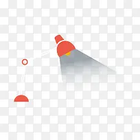 红色卡通学生台灯-空若网 红色卡通学生台灯-空若网