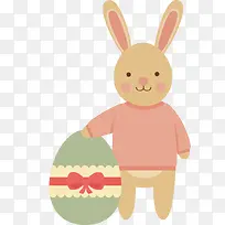 手绘卡通小兔子元素-空若网 手绘卡通小兔子元素-空若网