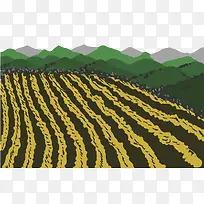 手绘插图农地种植插画-空若网 手绘插图农地种植插画-空若网