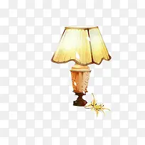 发光的台灯插画-空若网 发光的台灯插画-空若网