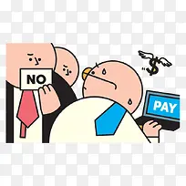 扁平化创意漫画-空若网 扁平化创意漫画-空若网