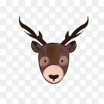 卡通水彩动物头像免抠素材-空若网 卡通水彩动物头像免抠素材-空若网