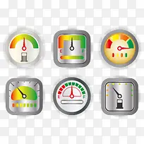 矢量图金属码表-空若网 矢量图金属码表-空若网