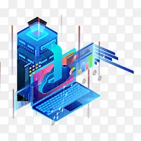 2.5D��ɫ�Ƽ�����ʸ���廭-������