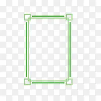 矢量卡通绿色线稿长方形文本框p-空若网 矢量卡通绿色线稿长方形文本框p-空若网
