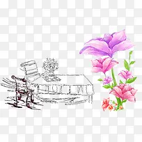 手绘漂亮花-空若网 手绘漂亮花-空若网