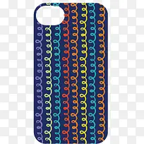 编织线条蓝色矢量手机壳-空若网 编织线条蓝色矢量手机壳-空若网